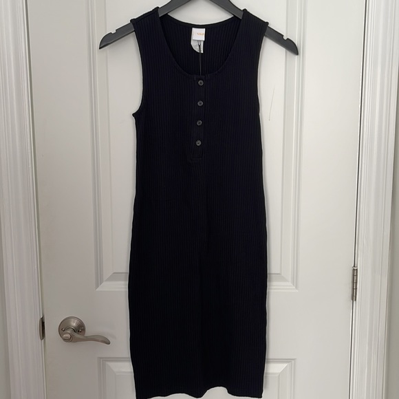 Lole ribbed black dress - Picture 2 of 7